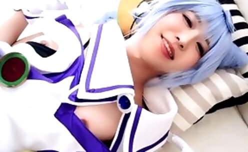 Very cute Femboy who looks great in cosplay