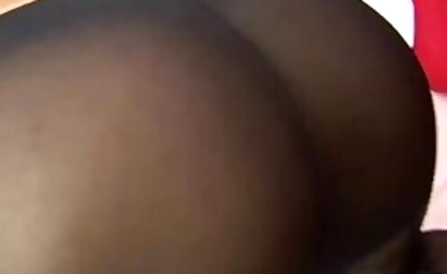 Latina shemale with a big cock cums on her belly while being fucked