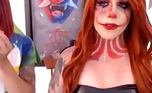 pennywise duo tranny pull with suck for halloween speci