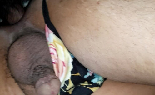 Mexican Crossdresser slut side thong and creampie anal (soy travesti mexicana)