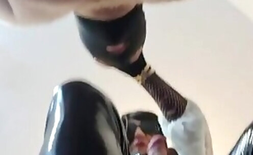 This slave have a big mouth and a small cock
